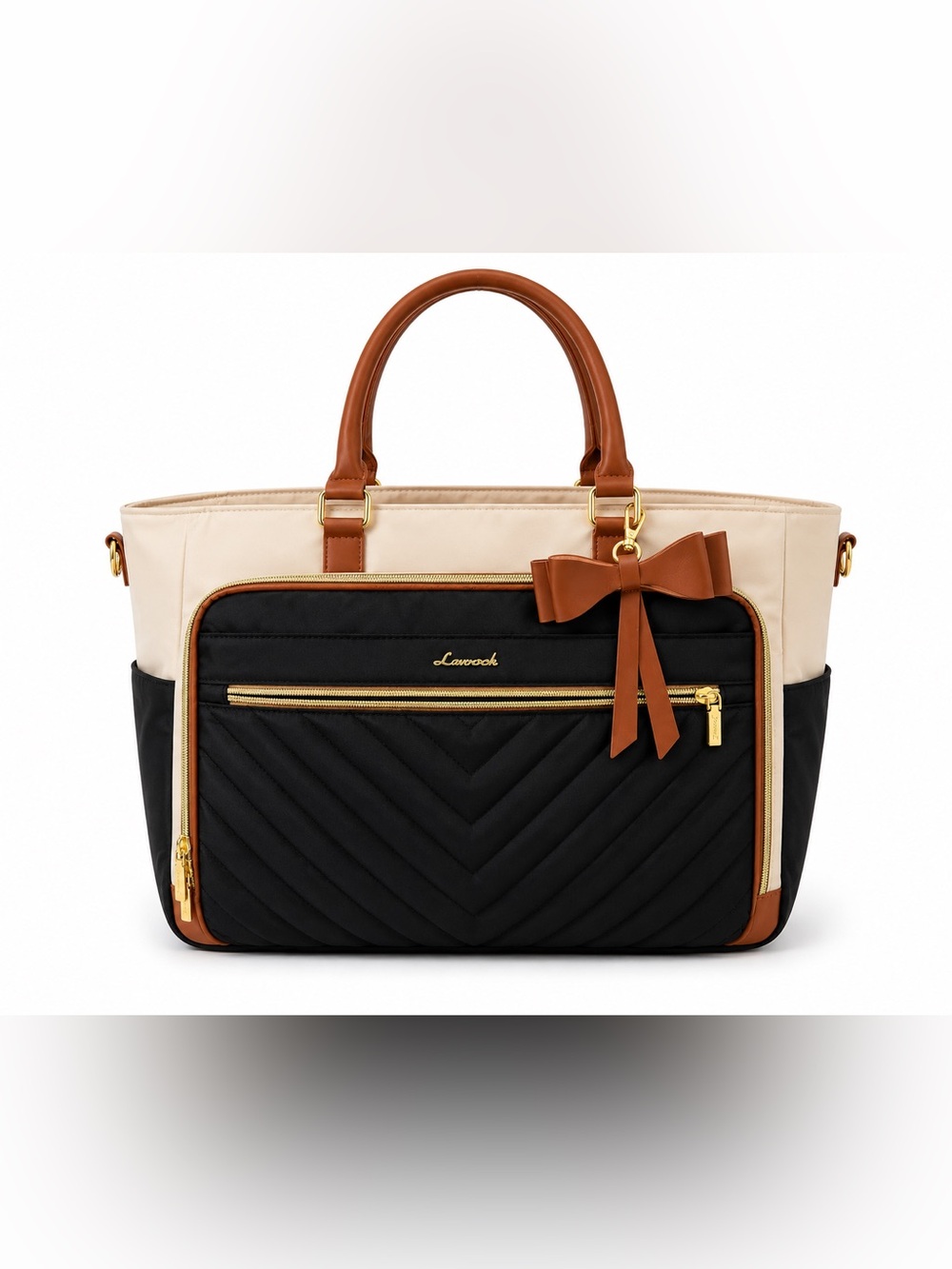 LOVEVOOK Quilted Tote/laptop Bag